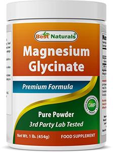Best Naturals Magnesium Glycinate Powder - 1 Pound (1 LB (Pack of 1)) Cheapest Pice For Sale