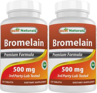 Best Naturals Bromelain 500mg 120 Tablets (120 Count (Pack of 2)) Cheap Tumblr