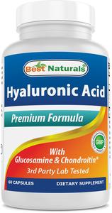 Best Naturals Hyaluronic Acid 100 mg 60 Capsules - Support Healthy Joints and Youthful Skin Huge Surprise For Sale