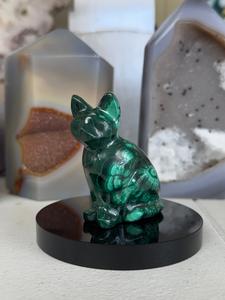 Hand Carved Malachite Cat Find Great Cheap Online