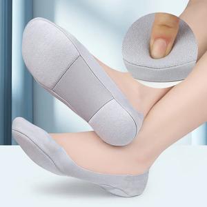 Women Boat Sock Plantar Fasciitis Shoes Insole Socks Insoles for Feet Shock Absorbing Shoe Sole Invisible Non slip Shoe pads Clearance For Cheap
