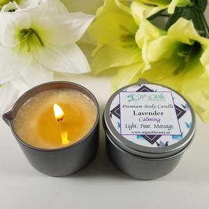 Premium Body Massage Candle - Lavender (Calming) Release Dates