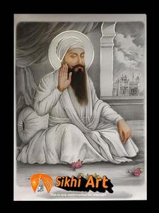 Guru Arjan Dev Ji In Size - 16 X 12 From China Free Shipping Low Pice