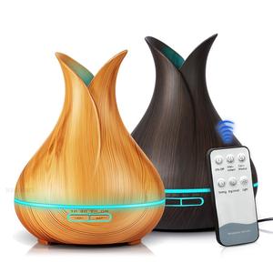 400ml Ultrasonic Essential Oil Diffuser with Wood Grain Discount Hot Sale