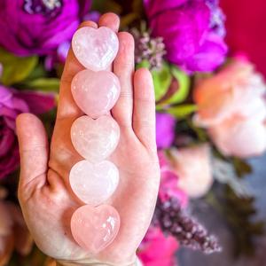 3 cm Rose Quartz Hearts for Valentines Day Gifts Purchase For Sale
