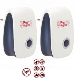 2 Stuks Ultrasoon Anti insecten en ongedierte - Muggenstekker - Muizen -vliegen - Bestrijder2 View Cheap Pice