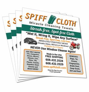 4 Pack Spiff Cloth Free Shipping Big Discount