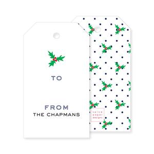 Holiday Gift Tag | holly Cheap Sale Genuine
