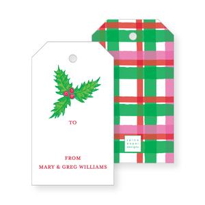 Holiday Gift Tag | painted holly Cheap Sale Explore