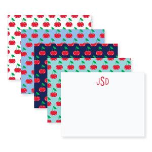 Cherry Notecards // two sizes Sale Authentic