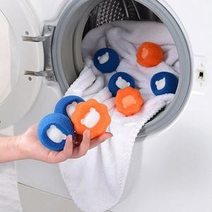 2 Piece Washing Machine Reusable Hair Catcher / Cleaning Balls Clearance Fashionable