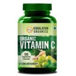 Himalayan Organics vitamins C 120 cap Vegetarian Tablets Newest