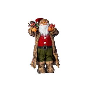 Red & Green Santa With Gift Boxes - 60cm Buy Sale Online