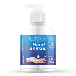 500 ml / 16.9 oz Dr. Davey Hand Sanitizer Gel (75% Alcohol) Cheap Best Sale