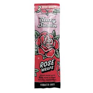 Blazy Susan Rose Wraps Premium Tobacco-Free Blunt Wraps with Floral Flavor 2025 New For Sale