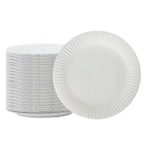 100 Pack of 7-inch Disposable Paper Plates - 18cm White Paper Plates Best Store To Get Cheap Online