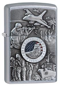 #074 ZIPPO OIL LIGHTER:Joined Force Free Shipping Fake
