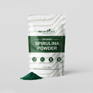 NeutraLeaf Organic Spirulina Powder 100gm | Weight Management & Immunity Booster | Helps In Healthy Heart Outlet Free Shipping Authentic