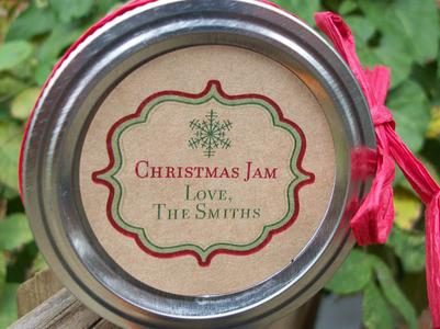 Custom Kraft Christmas Canning Labels Buy Cheap New
