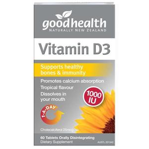 Good Health Vitamin D3 1000IU 60 Tabs Popular Cheap Online