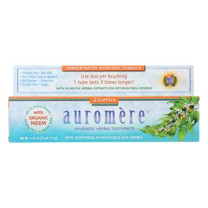 Auromere Toothpaste - Licorice - Case Of 1 - 4.16 Oz. Comfortable Online