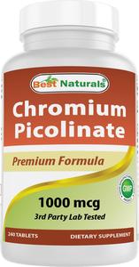Best Naturals Chromium Picolinate 1000 mcg 240 Tablets Get Authentic Cheap Online