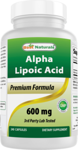 Best Naturals Alpha Lipoic Acid 600 mg 240 Capsules Recommend Cheap Online
