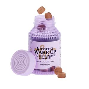 Lemme Wake Up Caffeine Energy Gummies, 80mg of Caffeine Per Serving, Coffee Bean Extract, Cappuccino Flavor, Vegan & Gluten Free, 1 Month Supply (60 ct) Free Shipping Online