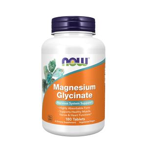 180 - NOW Foods Magnesium Glycinate 180 tab Buy Cheap Huge Surprise