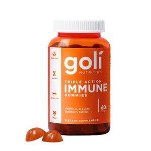 60 - Goli Triple Action Immune Gummies 60 gummies Discount Sale Online