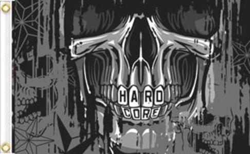 Large 3'x5' Hardcore Skull Polyester Flag for UTV, ATV, Sandrail & RV Outlet The Cheapest