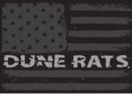 Large 3'x5' DuneRats Silver Line Flag Polyester Flag for UTV, ATV, Sandrail & RV Clearance Best Seller