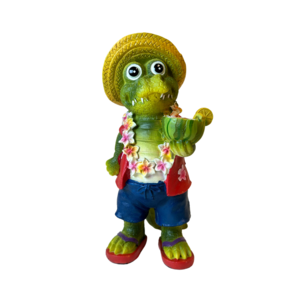 Alligator Decorative Figurine 5.5" Tall Souvenir Free Shipping For Cheap