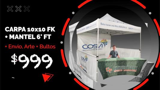 10x10 Carpa Full Kit Mantel 6ft ***Venta Embrujada Oct 2023*** Clearance Pre Order