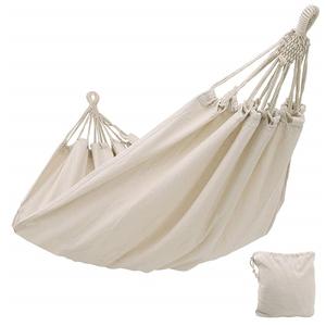 Double Hammock Outdoor Rollover Prevention Camping 200x150cm Canvas Hanging Swing Bed for Patio Travel Hiking For Sale Top Quality