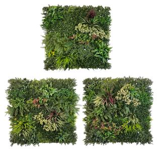 Luxury Artificial Plant Wall Combo Pack of 3 Outlet Original