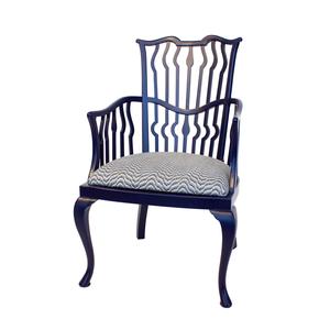 Archie Chair in Navy with Ondoso seat pad Best Pices Cheap Pice
