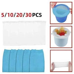 5/10/20/30Pcs/Set Filter Storage Pool Skimmer Socks Nylon Swimming Pool Filter Socks for Baskets Skimmers White Pool Supply For Sale Top Quality