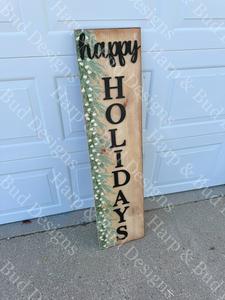 Merry Christmas Lighted Porch Leaner Outlet 100% Original