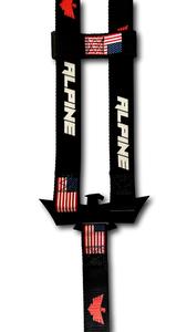 Double Eagle Straps- Alpine Flag Black (single strap) Outlet Visit