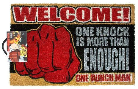 One Punch Man Unisex Red Coir Door Mat Clearance Hot Sale