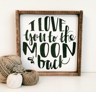 Love you to the Moon Clearance Get To Buy