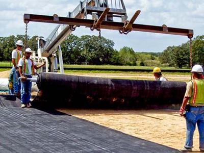 BABA Compliant Woven Geotextile Fabric 200 lb - Made in USA - 15 x 360 Roll Comfortable