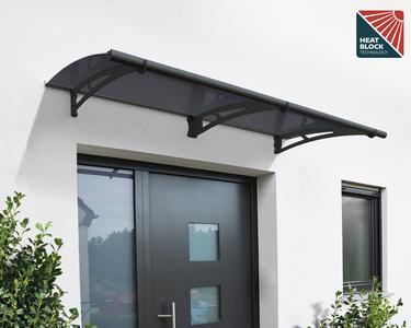 Aquila 2050 Door Awning 36" x 81" Solar Grey Panels | Palram-Canopia 2025 Sale Online