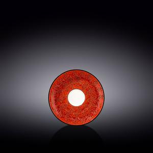 Red Porcelain Saucer 4.5" inch | 11 CM Outlet Fashion Style