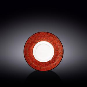 Red Porcelain Multi-Use Saucer 6.5" inch | 16 Cm Discount Brand New Unisex