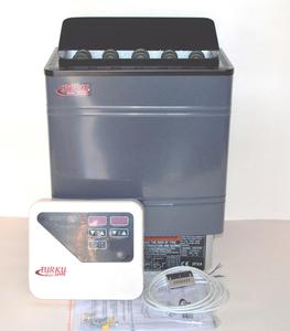 TURKU TU90WD-OD - RESIDENTIAL 9KW 240V WET & DRY SAUNA HEATER STOVE EXTERNAL CON5 DIGITAL CONTROLLER Cheap Visa Payment