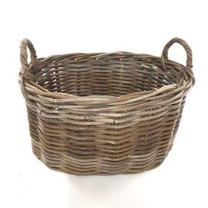 Oval Cane Deep Baskets-Medium Visa Payment For Sale