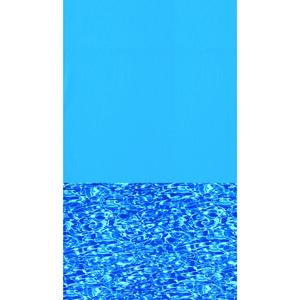 Above Ground Pool Liner, Overlap, Round, 15' x 48"/52", Blue Wall / Swirl Bottom Free Shipping Shop For