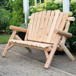 Cedar Log 4ft Love Seat Outlet Extremely